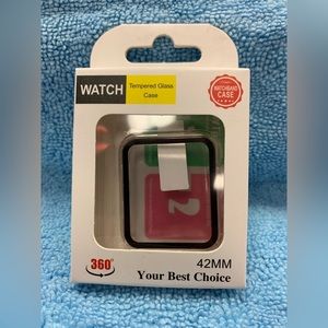 Apple iWatch 42mm Case with Temper Glass Included